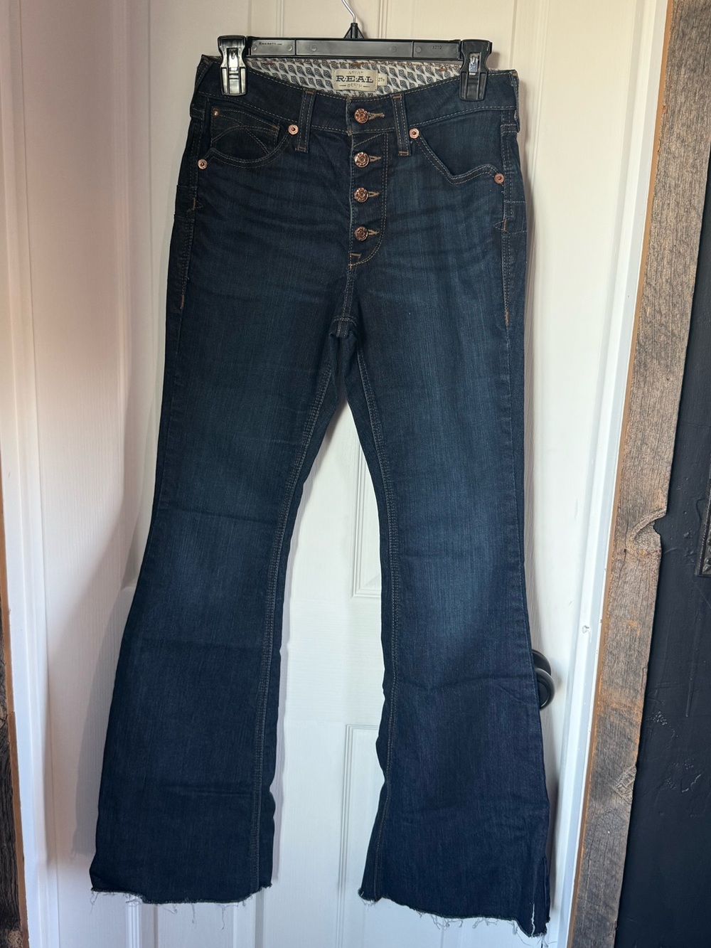 Ariat High Rise Button Fly Jeans